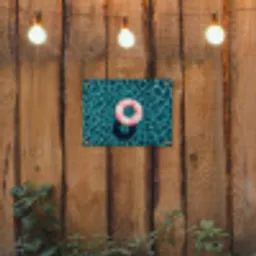Drijvend - Zwemband - Water tuinposter los doek klein -sfeer1