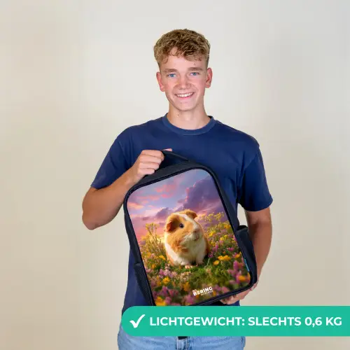 Cavia - Natuur - Dier Rugzak - Zwart middel -sfeer7_NL