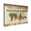 Hout - Keukengerei - Stilleven - Tegels canvas 2cm klein -z3d