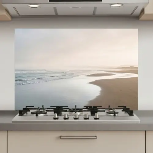 Kustlijn - Strand - Oceaan keuken achterwand spatscherm klein -3d_website