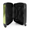 Summer memories - Tropische bladeren op Groene achtergrond NBS - Handbagage koffer - Kinderen Unisex middel -binnenkant