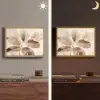 Gedroogde plant - Natuur - Bruin - Planten Light Box met batterij (Wandlamp) middel -sfeer3