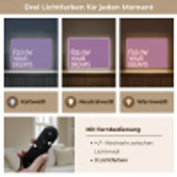 Follow your dreams - Paars - Penseeltextuur Light Box met batterij (Wandlamp) middel -USP_lichtkleurDE