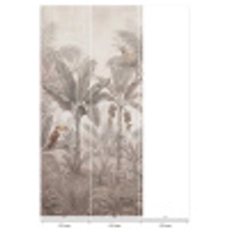 Natuur - Jungle - Ringstaartmaki - Bruin Behang Vlies klein -USP_banen