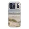 Zandstrand - Bewolkt - Duinen Telefoonhoesje iPhone 17 Pro klein -3d