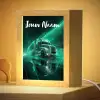 Vrachtwagen - Stad - Groen - Neon Light Box met kabel (Kinderlampje) klein -zzzz_3d_website