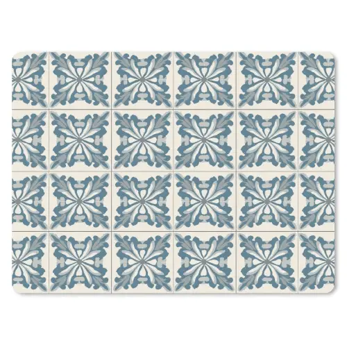 Dessin - Tegel - Blauw muismat rubber klein 262 -3d