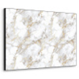 Gouden aders - Marmer - Wit Textielframe zwart klein 947 -3d