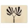 Bladeren - Gestreept - Stengel - Beige Placemat vinyl groot -zzsfeer1_Kitchenyeah-website
