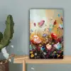 Bloemen - Kunst - Natuur - Olieverf canvas 2cm klein -sfeer4