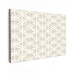Motief - Modern - Beige Tuinposter op houten frame 2 cm dik klein 845 -3d