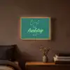 c'est la fucking vie - Groen - Handgeschreven Light Box met batterij (Wandlamp) middel -sfeer4