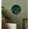 Monstera -  Inductie beschermer - Bladeren - Tropical - Afdekplaat voor kookplaat Wandcirkel plexiglas klein -sfeer3