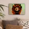 Vrouw - Aardbeien - Kroon canvas 2cm klein -sfeer1