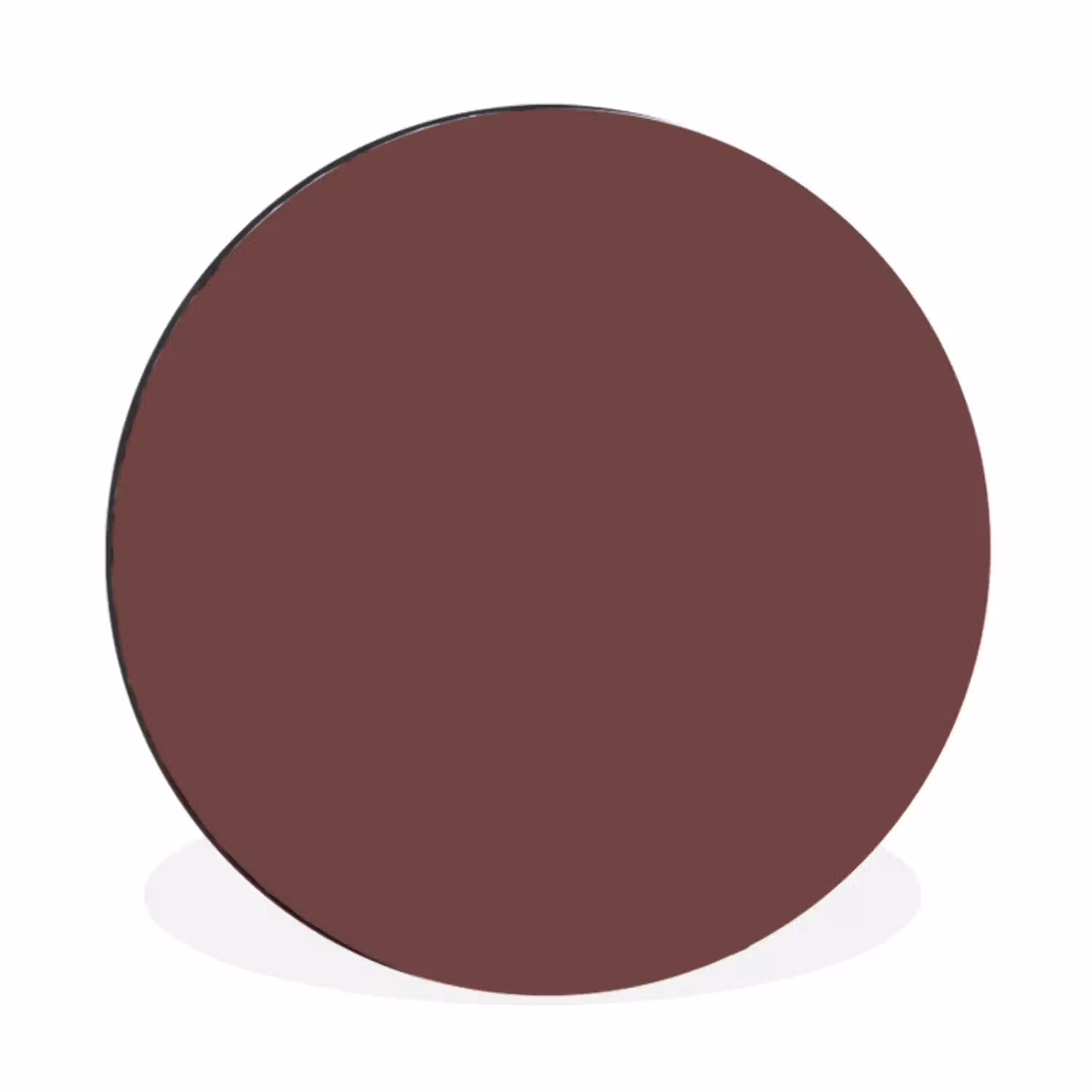 Velvet - Merlot - Rood Wandcirkel aluminium klein 190 -3d