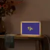 Blauw - Geel - Fijn Light Box met kabel (Tafellamp) klein -sfeer4