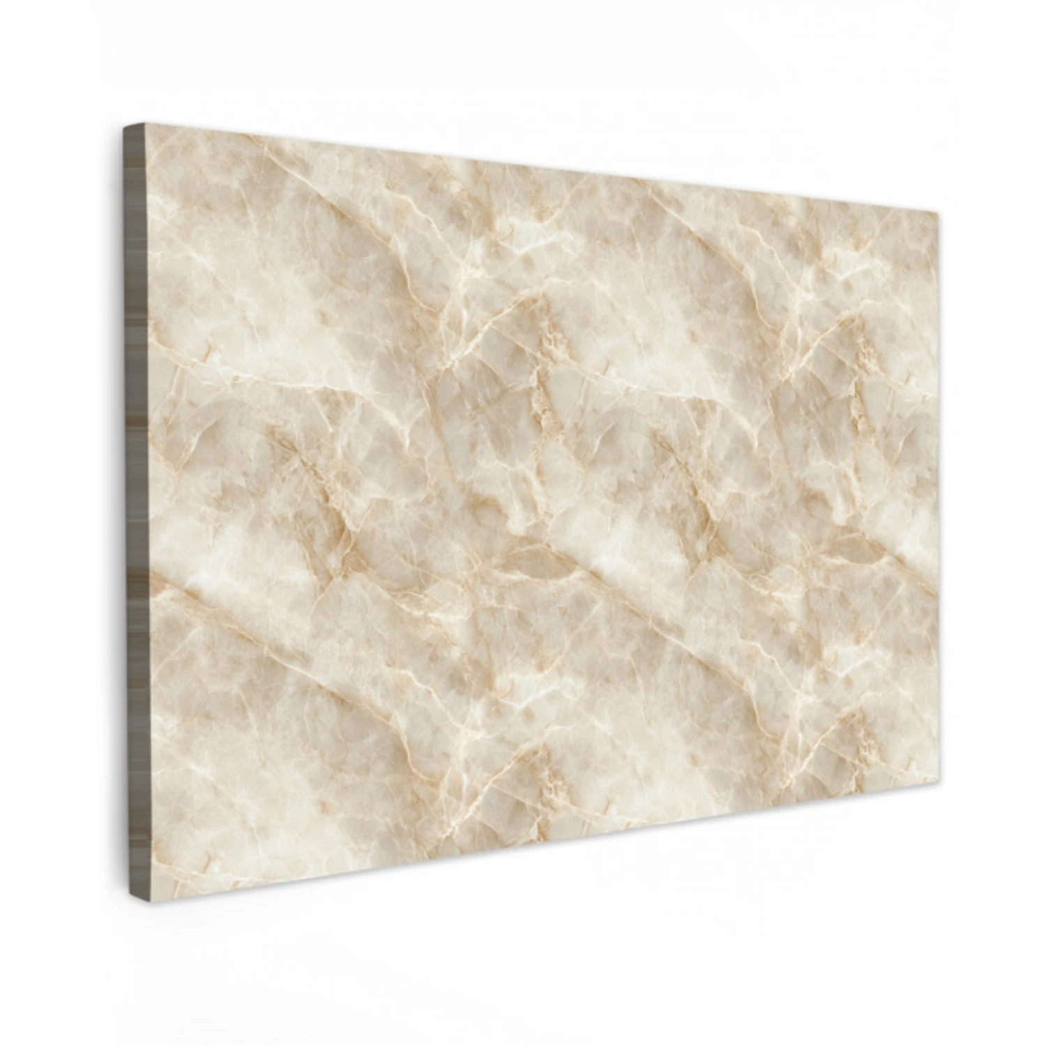 Lichtbeige - Onyx - Subtiel Tuinposter op houten frame 2 cm dik klein 845 -3d