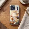 Vlinder - Bloem - Oranje Telefoonhoesje iPhone 17 Pro klein -sfeer1