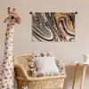Marmerlook - Goud - Glitter - Luxe - Marmer - Wit Wandkleed katoen klein -wsfeer5_kind