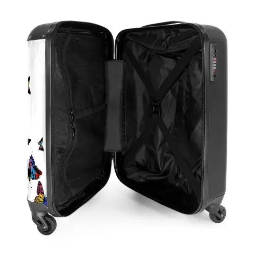 Vlinderstorm Koffer - NBS - Handbagage middel -binnenkant