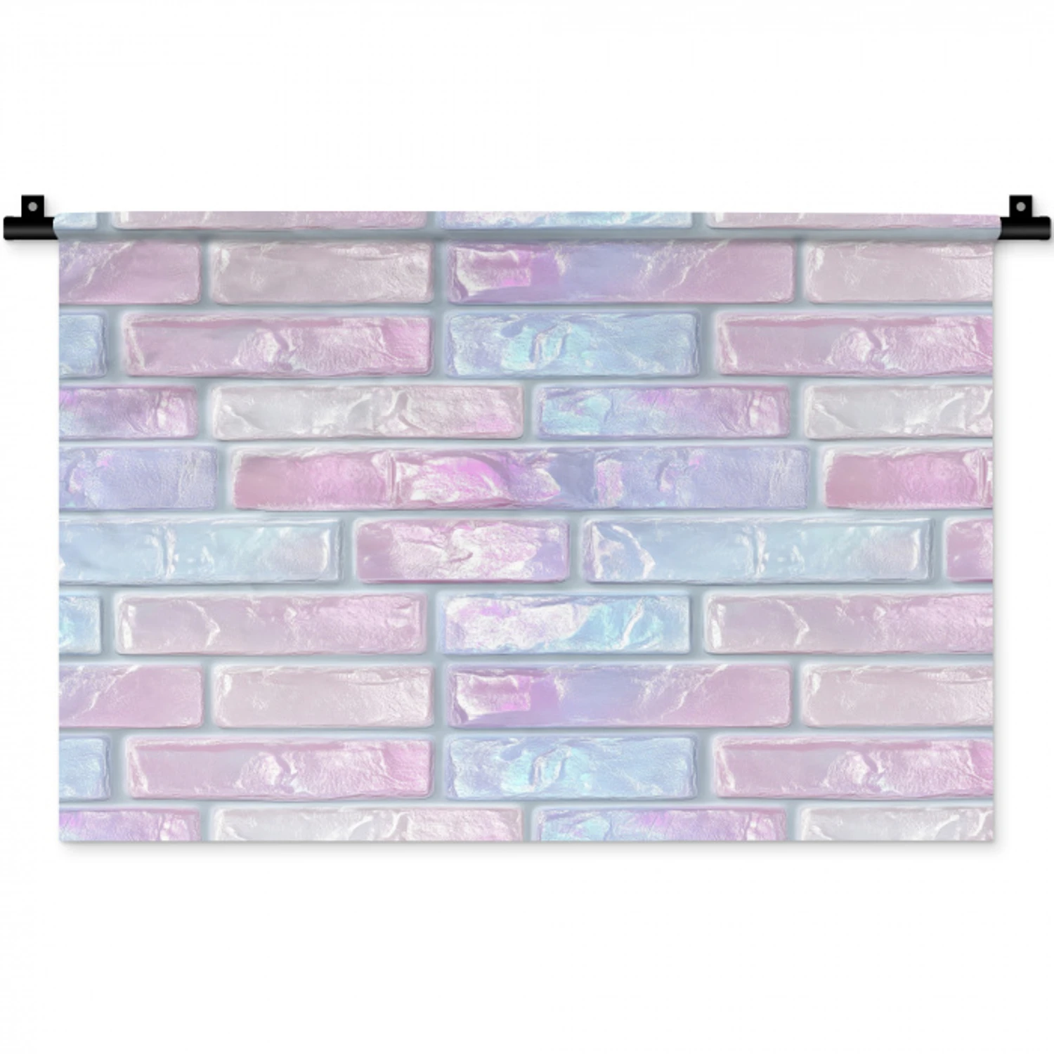 Roze - Parel - Glans - Muur Wandkleed katoen klein 269 -zz3d