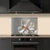 Bloem - Glazen - Doorzichtig keuken achterwand spatscherm klein -sfeer1