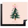 Christmas Season - Kerst - Kerstboom - Roze Inductie beschermer vinyl 3mm middel -3d
