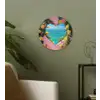 Hart - Zee - Muur Wandcirkel plexiglas klein -sfeer3