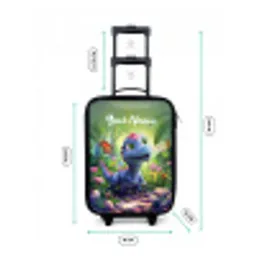 Donny Dino Kinderkoffer - Zwart klein -productfoto_formaten