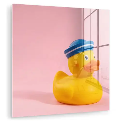 Matroos - Eend - Roze plexiglas 5mm klein -zzzproduct_nieuw