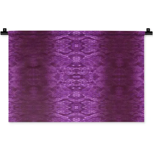 Slang - Boa - Paars - Roze Wandkleed katoen klein 269 -zz3d