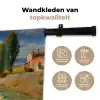 Mensen - Wandelen - Zandpad - Velden Wandkleed katoen klein -sfeer2