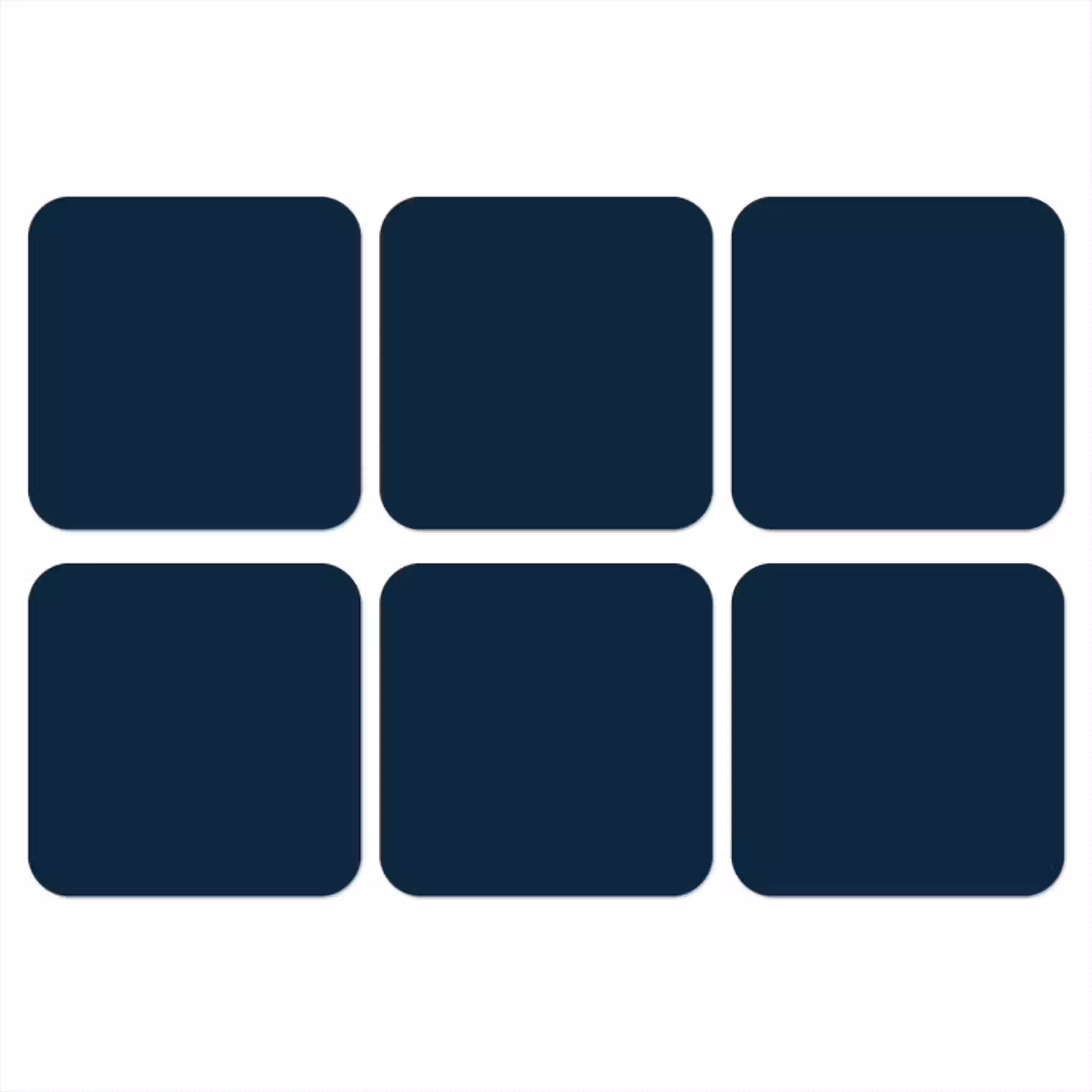 Midnight - Blue - Blauw onderzetter kurk middel 366 -3d