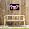 Orchidee - Bloemen - Roze - Flora Tuinposter op houten frame 2 cm dik klein -sfeer4