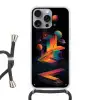 Abstract - Trappen - Mens - Planeten Hoesje iPhone 16 Pro Max met koord klein -3d