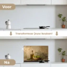 Olijven - Stilleven - Vintage keuken achterwand spatscherm klein -voor_na_NL