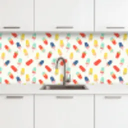 IJsjes - Speels - Kleurrijk keuken achterwand 2 middel 871 -3d