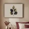 Beukenbladeren - Bruin - Groen - neutraal Textielframe zwart klein -sfeer1