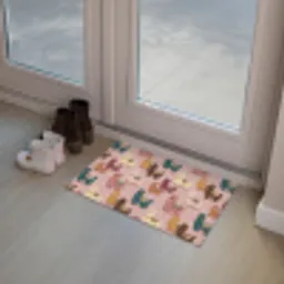 Alpaca's - Patroon - Kleurrijk Deurmat klein 898 -sfeer3