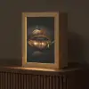 Lippen - Goud - Abstract - Zwart - Aesthetic Light Box met kabel (Tafellamp) klein -z3d_website