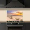 Avondgloed over Duin en Zee keuken achterwand spatscherm klein -sfeer1