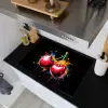 Kersen - Fruit - Graffiti - Verf - Abstract - Modern - Kleurrijk Inductie beschemer met haakjes klein -sfeer1