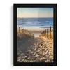Strand - Zee - Nederland - Duinen - Zon fotolijst zwart zonder passe partout klein -3d