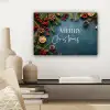 Merry Christmas - Blauw - Kerst - Winter canvas 2cm klein -sfeer6