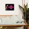 Man - Tekst - Neon tuinposter los doek klein -sfeer7