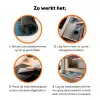 Waterlelies - Bloemen - Roze - Water Inductie beschermer vinyl 3mm klein -zzzzzzz-td-werking