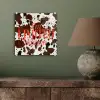 Koeienprint - Limited edition - Rood plexiglas 5mm klein -sfeer3
