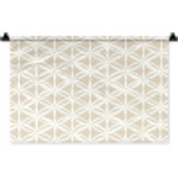 Motief - Modern - Beige Wandkleed katoen klein 269 -zz3d
