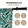 Bladeren - Tropisch - Jungle Wandkleed katoen klein -sfeer2