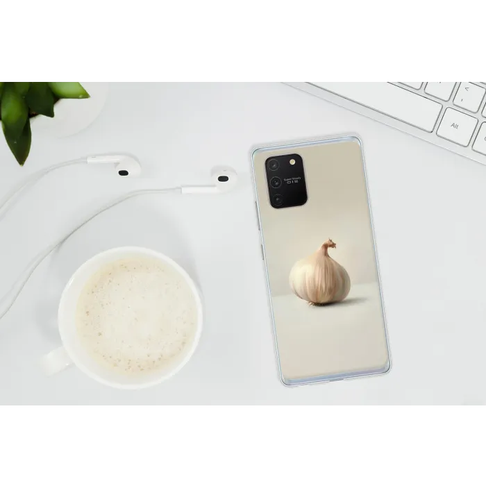 Knoflook - Natuurlijk - Beige Telefoonhoesje Samsung Galaxy S10 Lite klein -oordopS10Lite